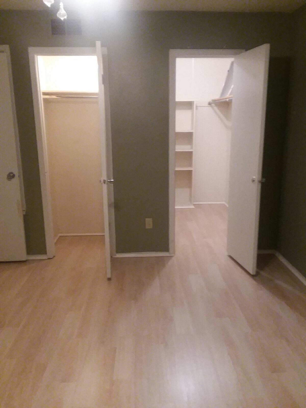 New wooden floors in bedroom - 1011 Ennis Joslin Rd