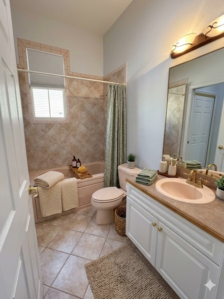 Guest Bath Staged - 4965 SW 91st Ter