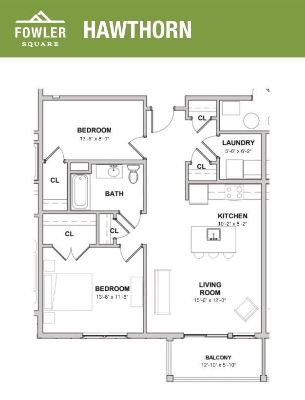 Floorplan - Fowler Square