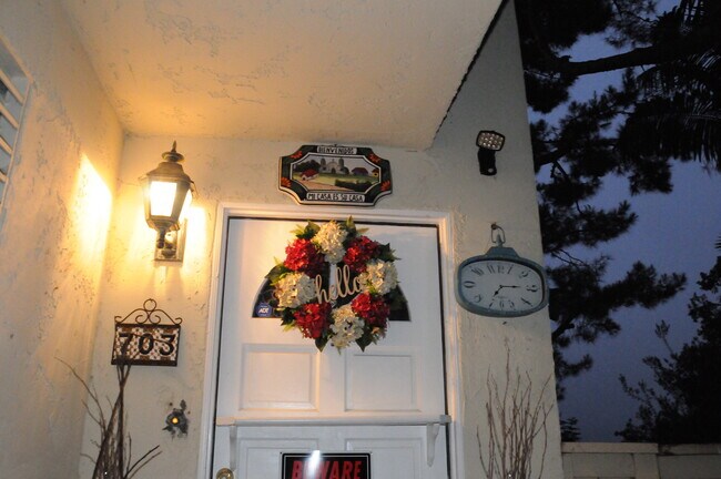 Front door - 703 Via Presa