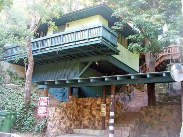 Guest house and stairs going up to Main House - 8440 Yucca Trl