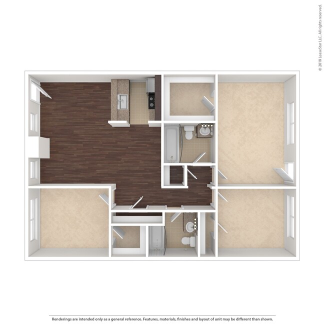 Floorplan - Loreto Apartment Homes