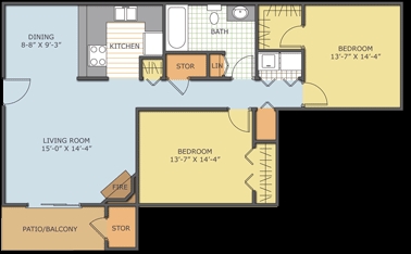 The Rosebud - The Timbers Apartment Homes