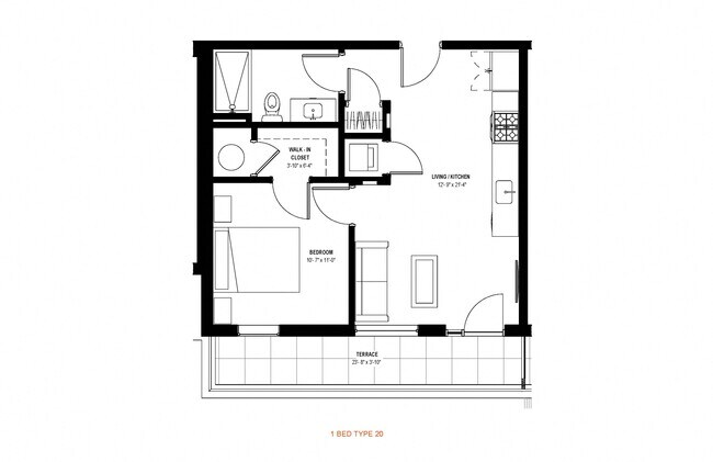 Floorplan - Glassworks Apartments