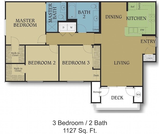 3BR/2BA - Silverado Creek