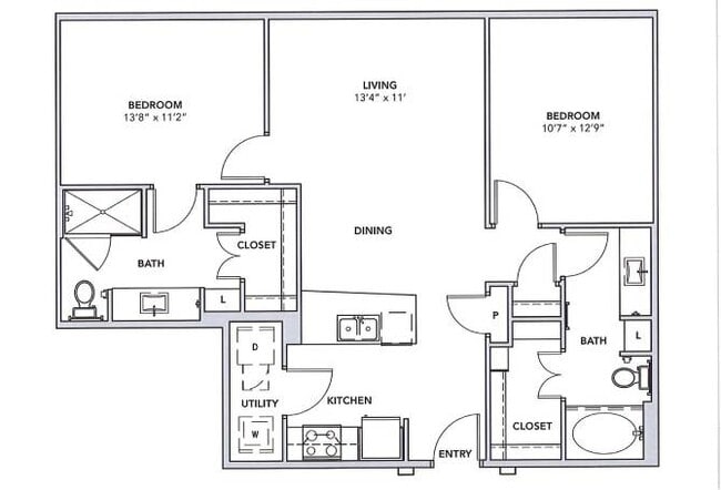 Floorplan - Cypress at Trinity Groves II