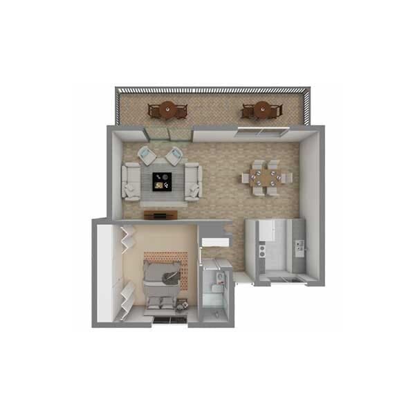 Floorplan - The Parker on Black Oak