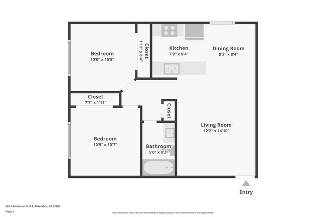 Floorplan - 325 S. Almansor