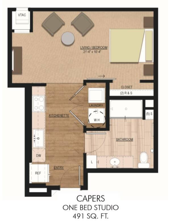 Floorplan - Portside at Grande Dunes- 55+ALL-INCLUSIVE
