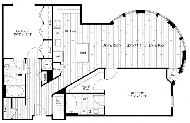 Floorplan - Rhode Island Row