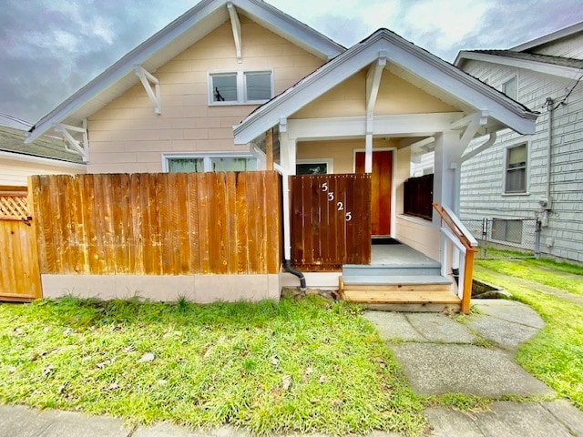 front of home - 5325 Roosevelt Way NE