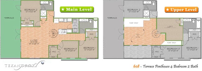 Floorplan - Texan Pearl Best Value in West Campus