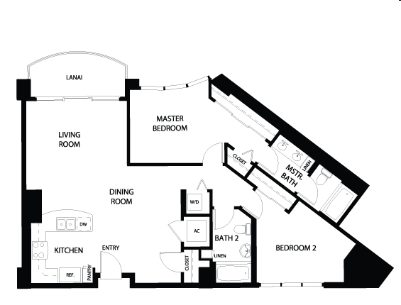 2BR/2BA - Allure Waikiki