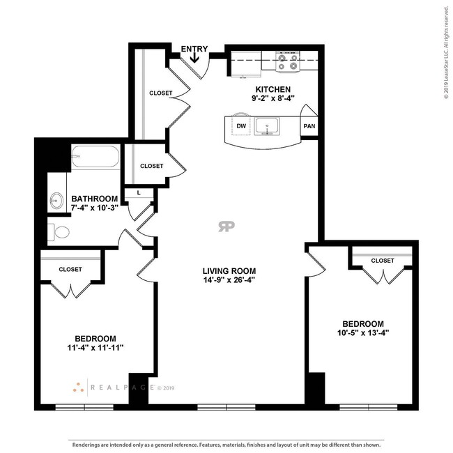 Floorplan - Curtain Lofts  1371