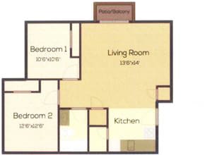 Floorplan - South View Apartments