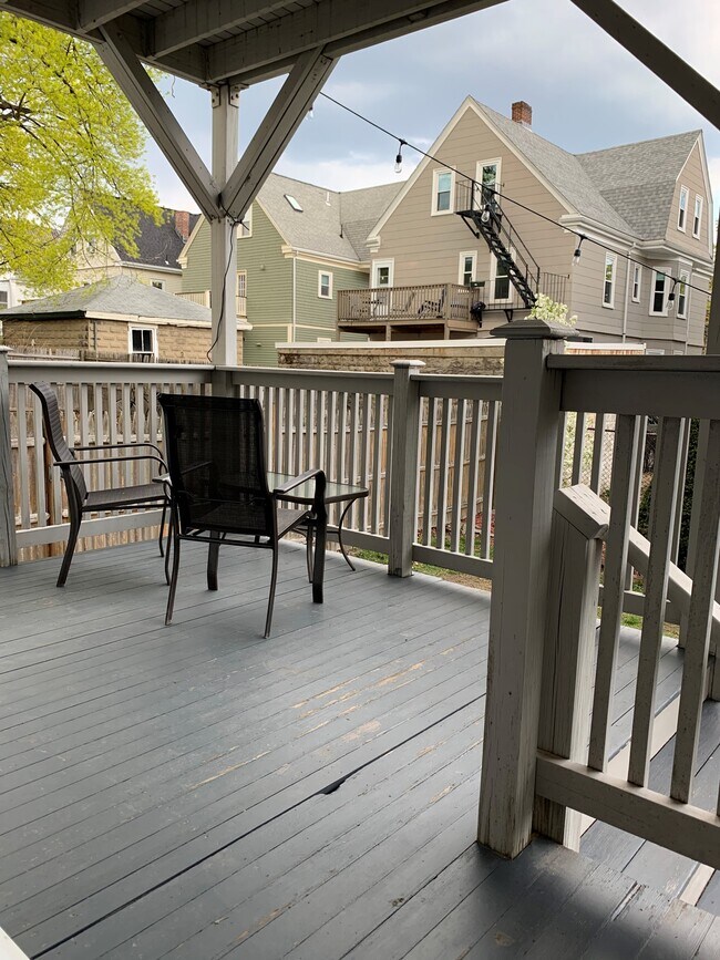 Rear Deck - 54 Bay State Ave