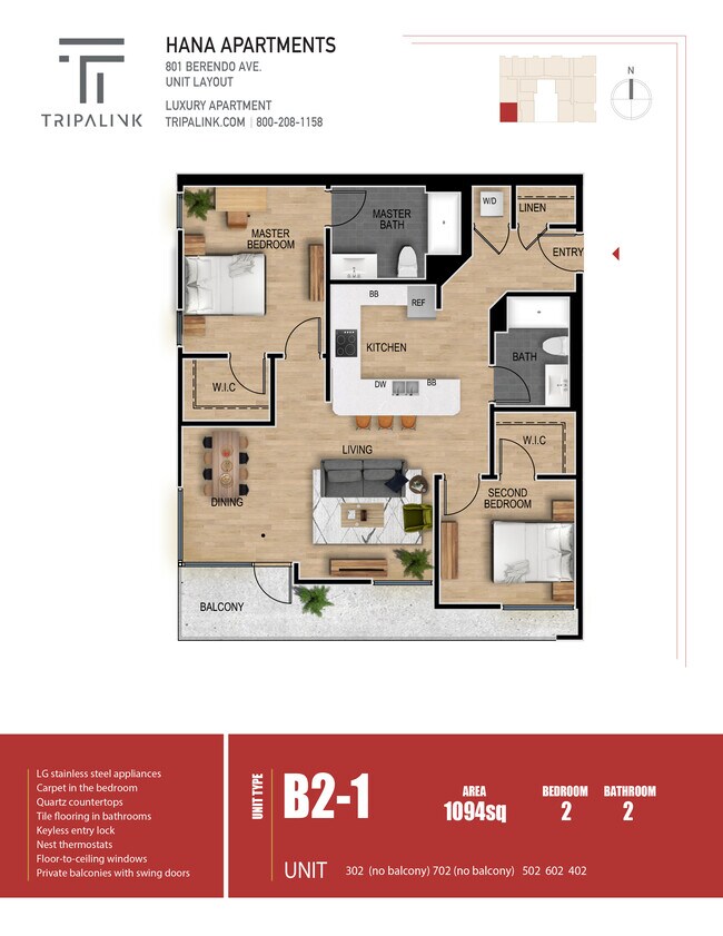 Floorplan - The Hana
