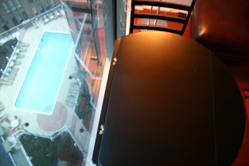 Swimming Pool view from Living room - 210 N Church St