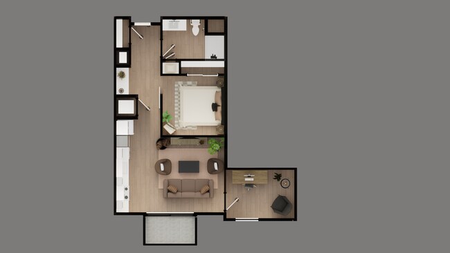 Building Photo - Brand New! Two Bed Corner Unit + Fireplace