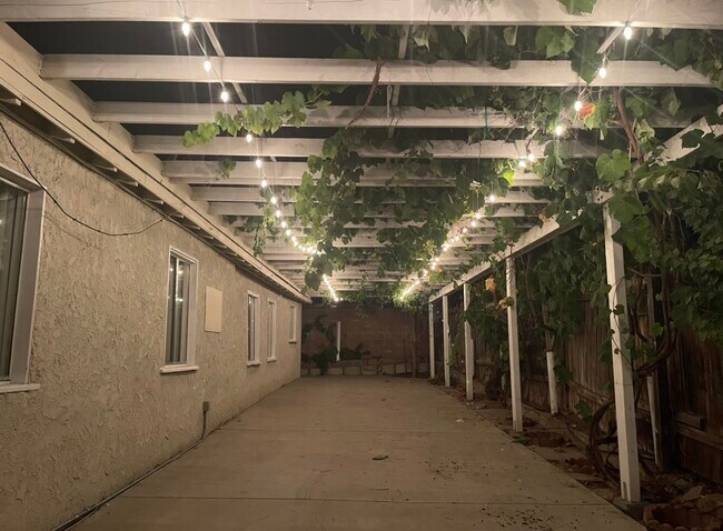 Parking with String Lights - 11022 Leolang Ave