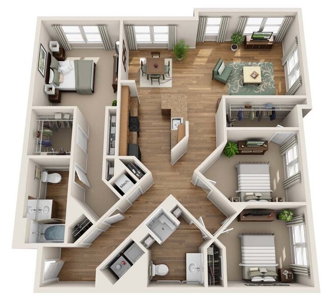 Floorplan - Summerfield At Morgan Metro Apartments