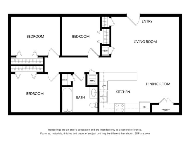 Floorplan - Patman Switch Apartments