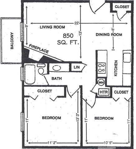 2BR/1BA - Edge at Fitzsimons