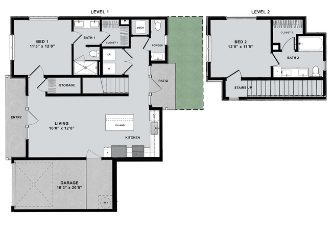 Floorplan - parcHAUS at Paloma Creek
