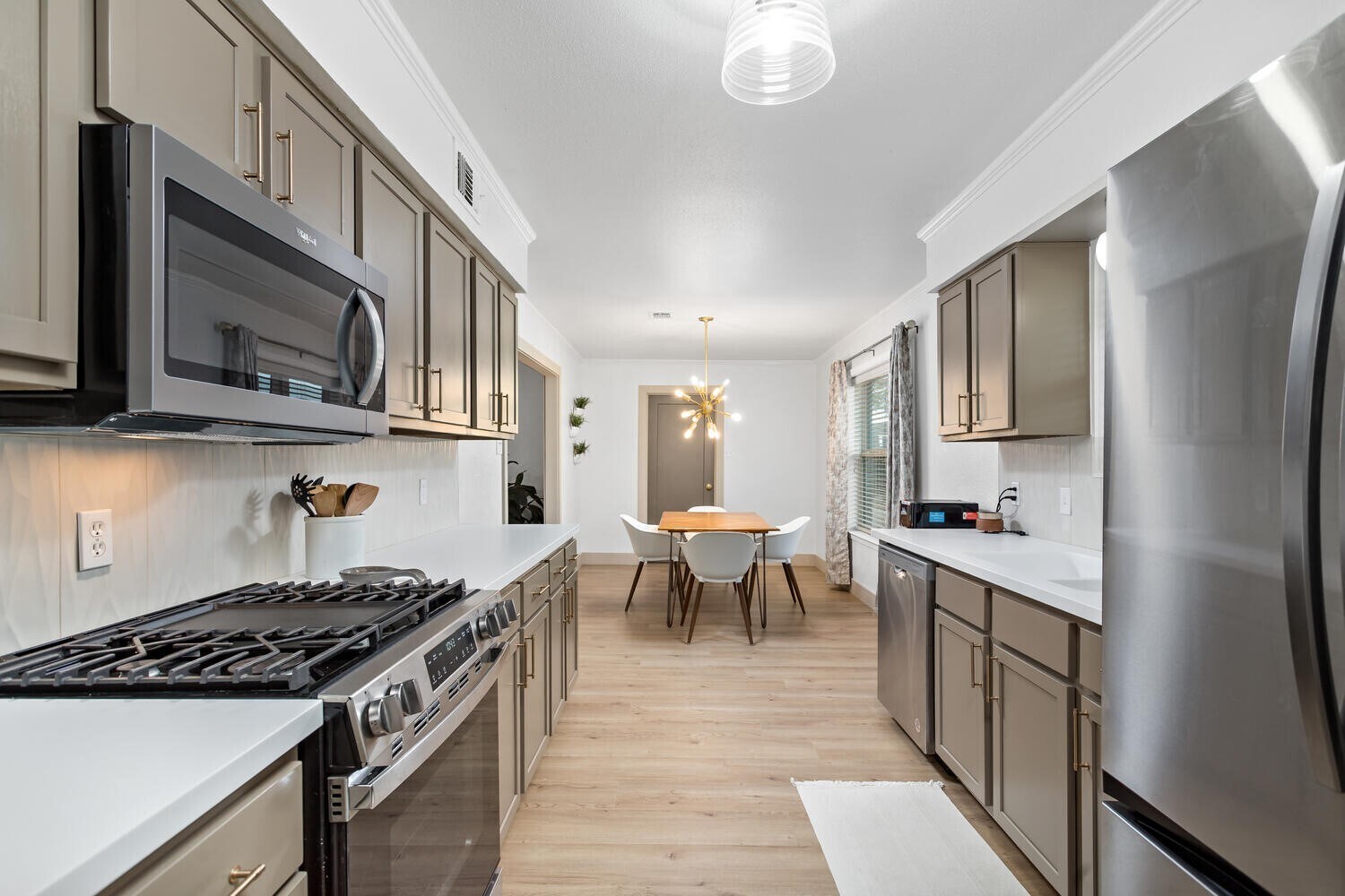 Kitchen with Dining View - 5885 Woodway Dr