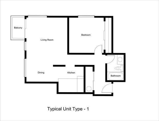 Typical Unit Type 1 - Arise Century