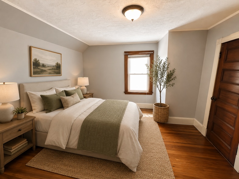 Bedroom (staged) - 248 Brown St