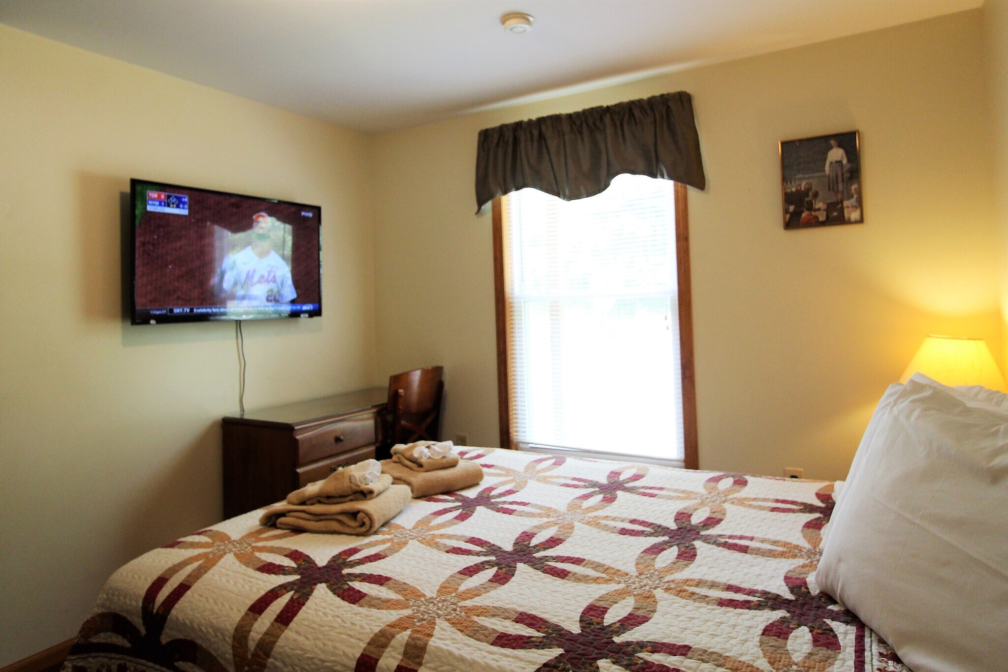 Bedroom #1 with queen bed - 2820 NY-28