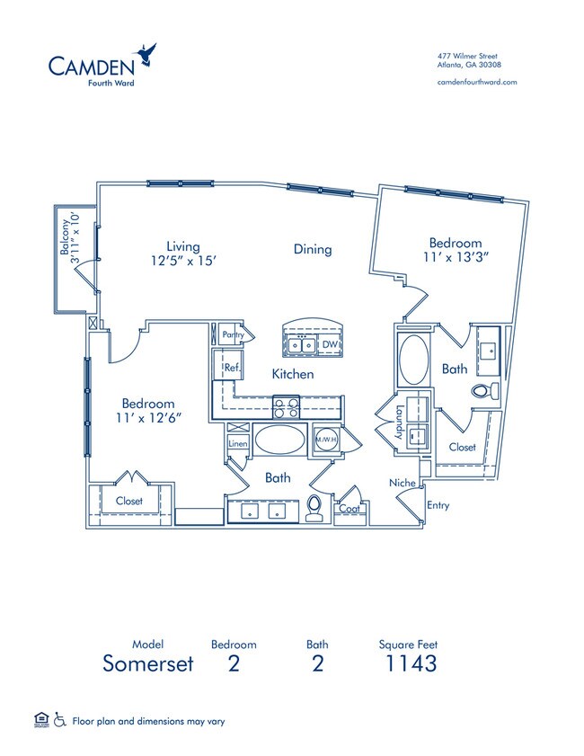 Floorplan - Camden Fourth Ward