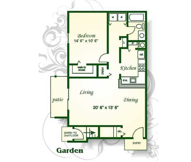 Floorplan - Beachwood Park Apartments and Townhomes