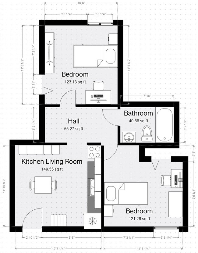 Floorplan - Campus Edge at Slippery Rock