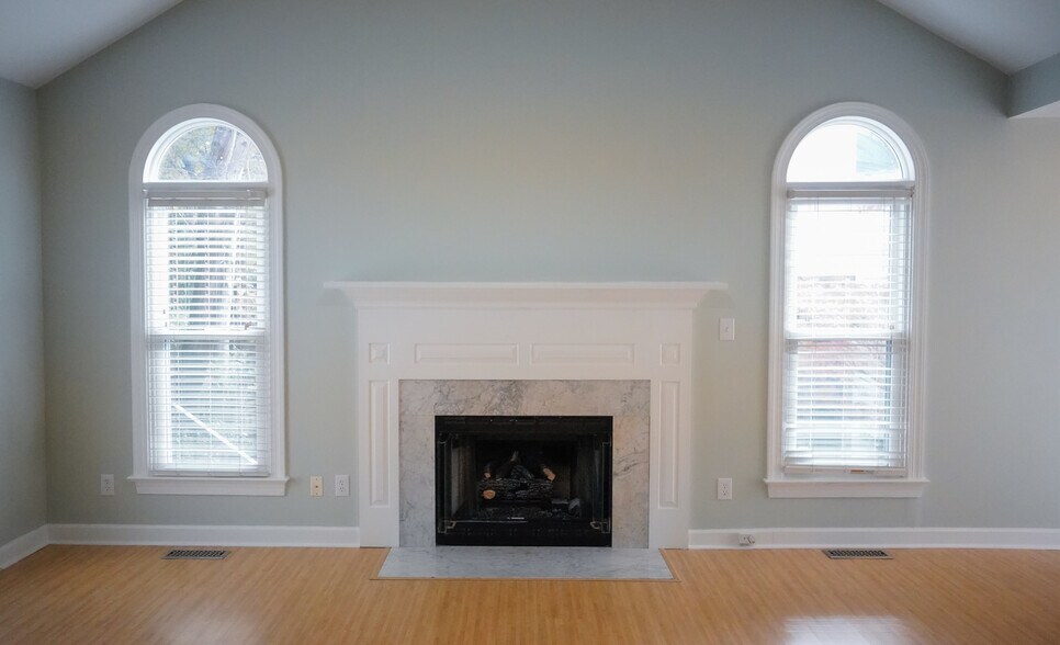 Fire place in living room - 3801 Lake Point Cir