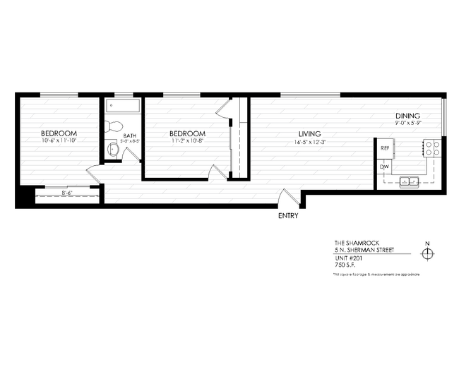 Floorplan - The Shamrock