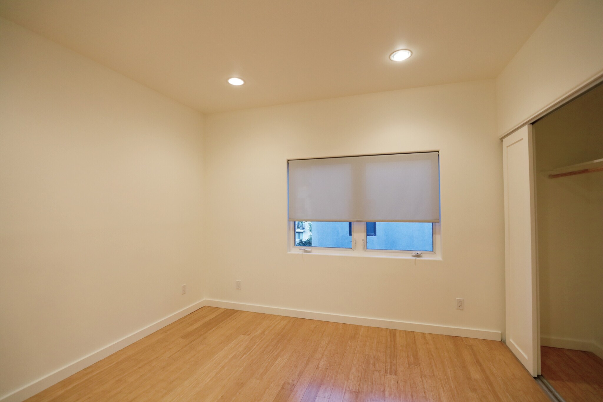 Master Bedroom Solar Shades - 741 Wilcox Ave