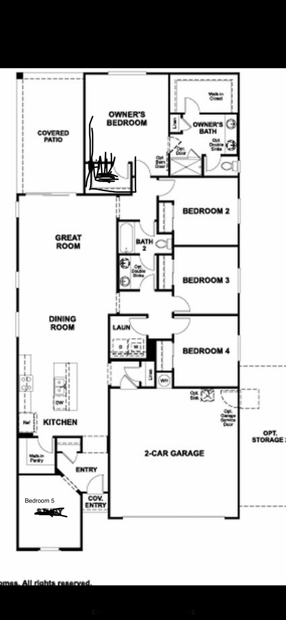 Layout flipped the other way - 1964 N Hubbard Ln