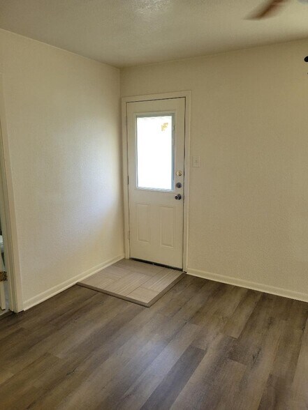 Back door from bedroom - 1607 N W S Young Dr