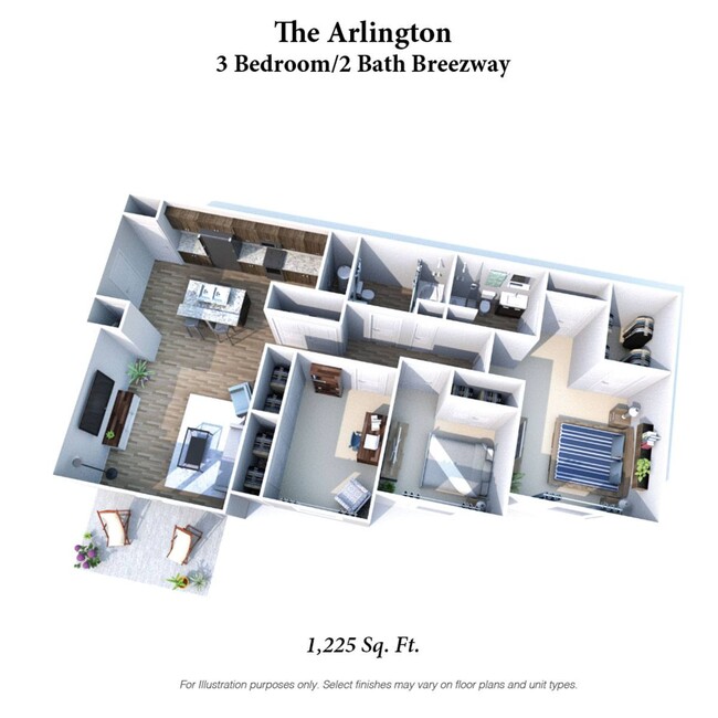 Floorplan - Brookfield Village Apartments