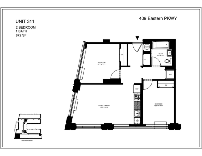 Floorplan - 409 Eastern Pkwy