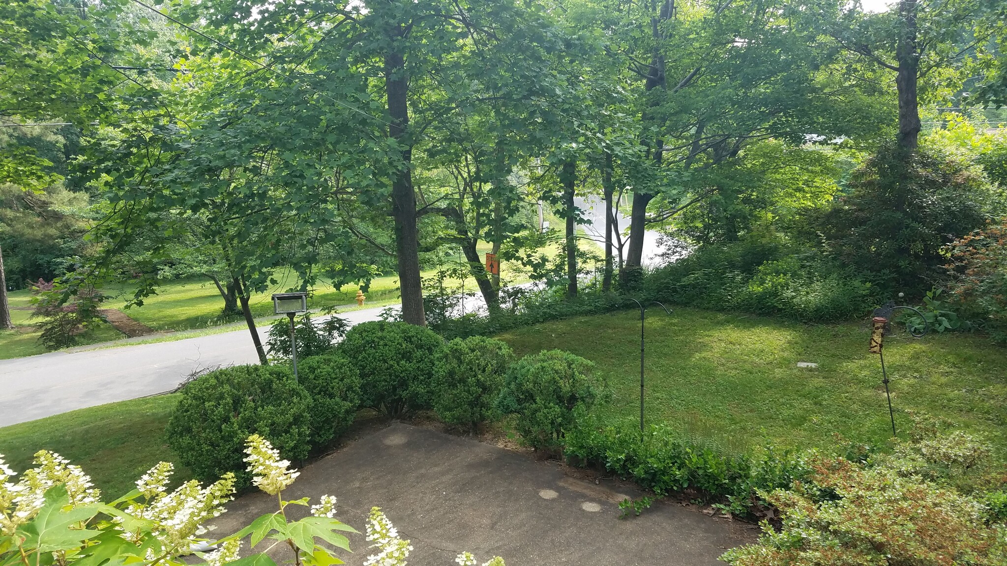 View from kitchen door to patio for table and chairs, etc... - 312 Signal Mountain Blvd