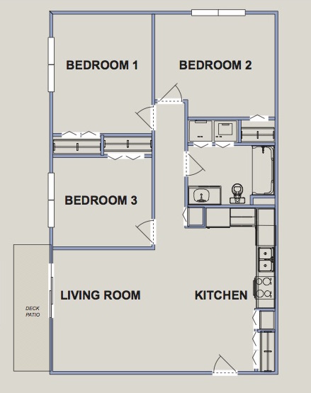 Floorplan - Colonial Place Apartments