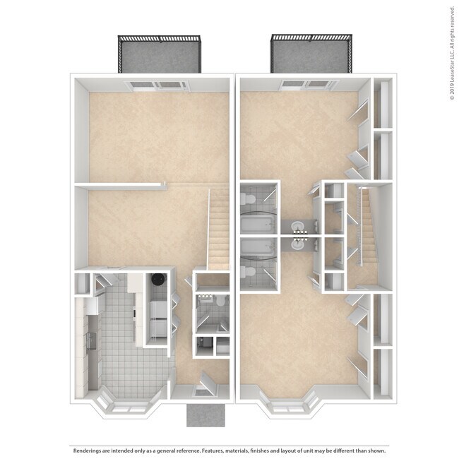 2 BD 2.5BTH T UPG - 1800 sq/ft (2x25U) - Maison Imperial