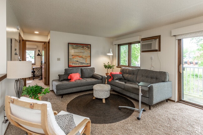 2BR E - Living Room - Riverbirch