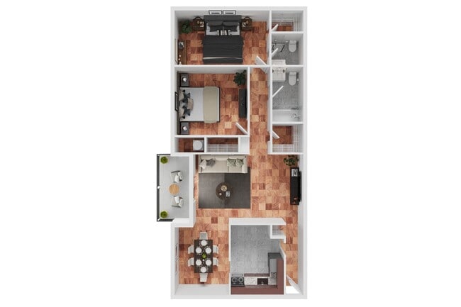 2 Bedroom 2 Bath - Caton House
