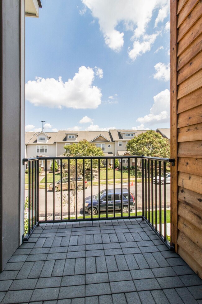 Front balcony on main living floor - 707 Vernon Ave
