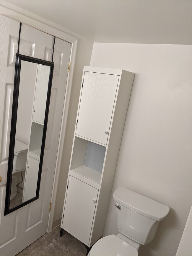 bathroom storage - 1313 Mason St