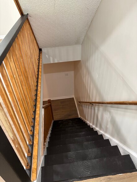 Stairs to basement - 113 Woodin Rd